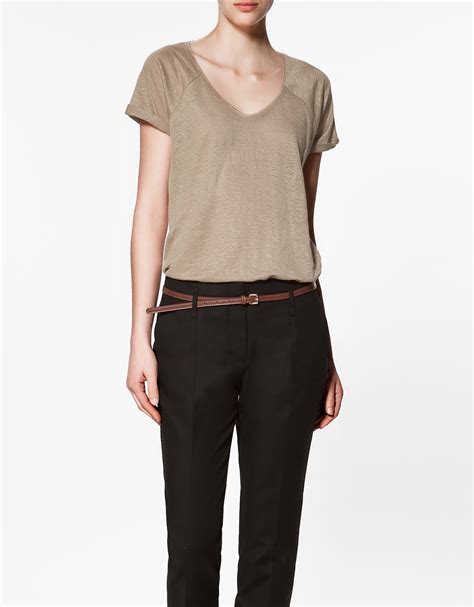 zara basic t shirt